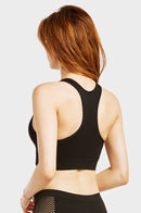 6-Pack Sofra Seamless Racerback Sports Bras – One Size, Workout & Gym Essentials