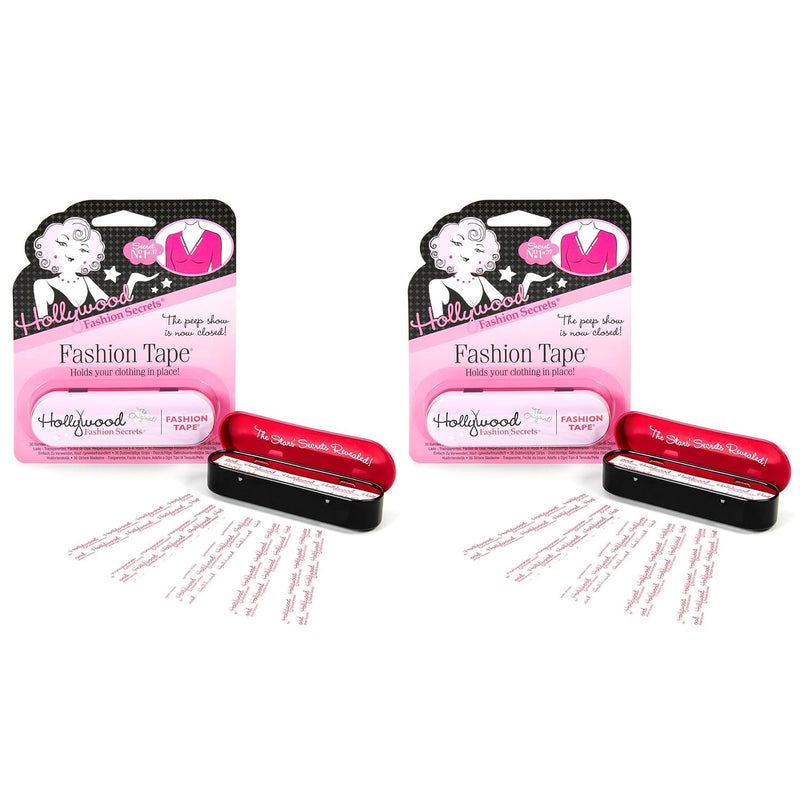Hollywood Fashion Secrets Double-Stick Apparel Tape, Tins x 36 Strips Pack