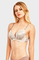 6 PACK SOFRA LADIES FULL CUP LACE BRA