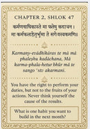 SOULCRAFT Gita Reflection Cards – 48 Hindu Emotion-Based Cards with Bhagavad Gita Quotes | Daily Mindfulness Deck for Emotional Wellness, Ancient Wisdom, Spiritual Growth, Meditation & Self-Reflection Practice